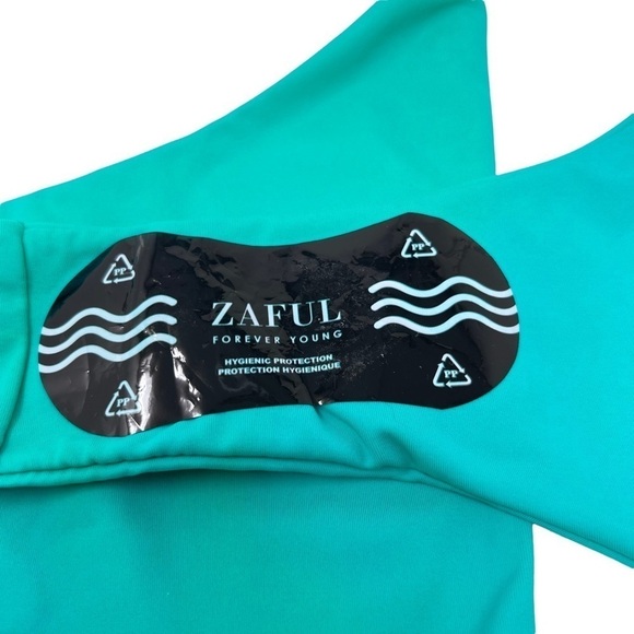 ZAFUL Bikini Set Pineapple Print Two Piece Bathing Swimsuit High Cut XL NWT - Picture 5 of 15